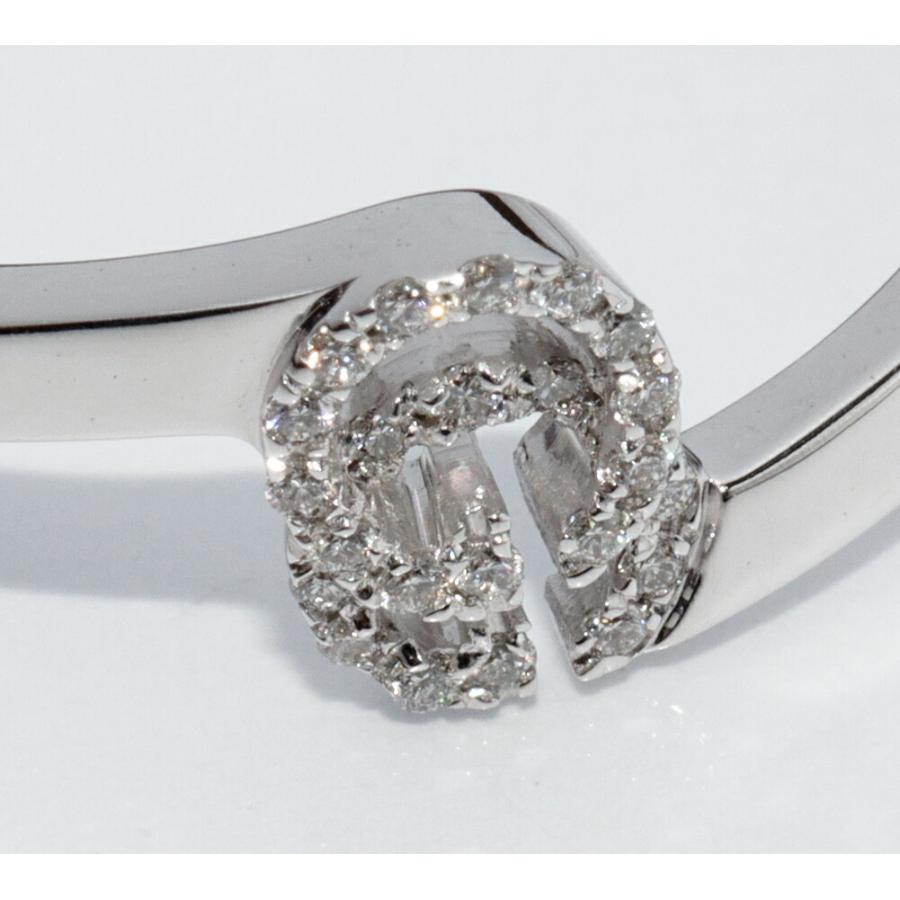 GUCCI（グッチ） K18WG ダイヤ23P(0.05ct) GGランニングリング #15