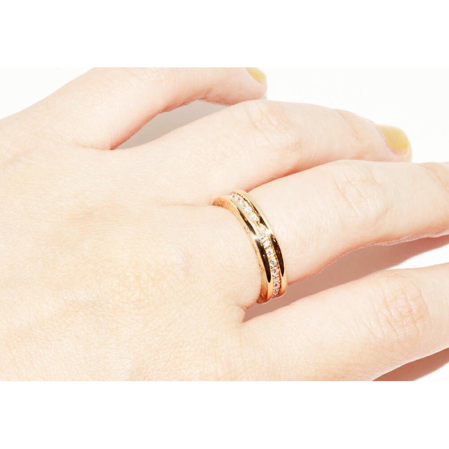 BVLGARI（ブルガリ） K18YG ダイヤ0.48ct B.zero1 ビーゼロワンリング