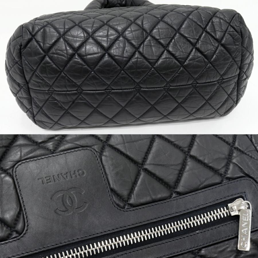 CHANEL（シャネル） ハンドトートバッグ コココクーン ボストン レザー
