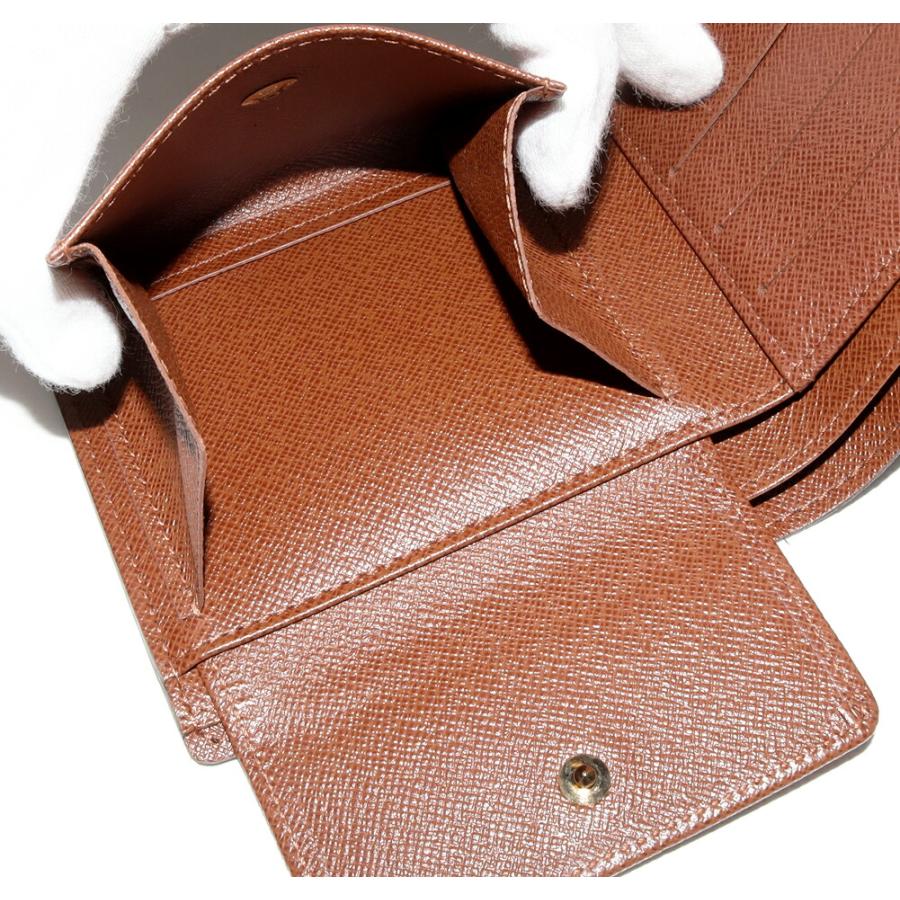 【美品】ルイヴィトン ポルトフォイユ オリガミ コンパクト 折り財布 モノグラム LOUIS VUITTON（ルイ・ヴィトン） 二つ折り財布(小銭入れあり