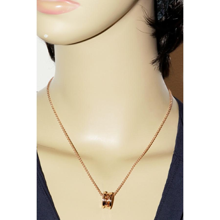 ブルガリ　ペンダントトップ　ビーゼロワン　B-zero1 K18WG ネックレス BVLGARI（ブルガリ） ペンダントネックレス K18WG パヴェダイヤ0.87ct