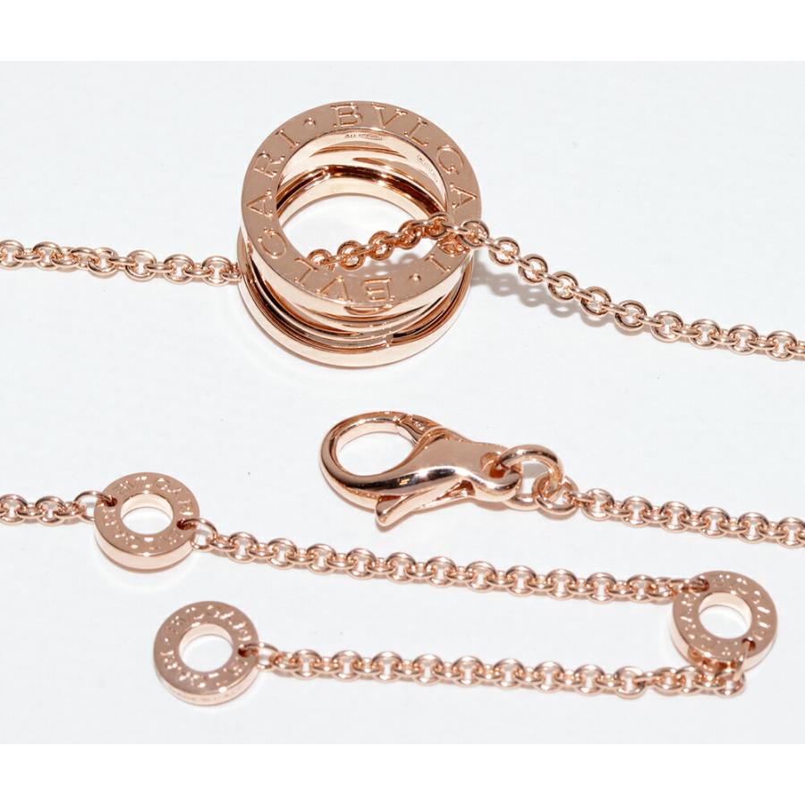 ブルガリ　ペンダントトップ　ビーゼロワン　B-zero1 K18WG ネックレス BVLGARI（ブルガリ） ペンダントネックレス K18WG パヴェダイヤ0.87ct