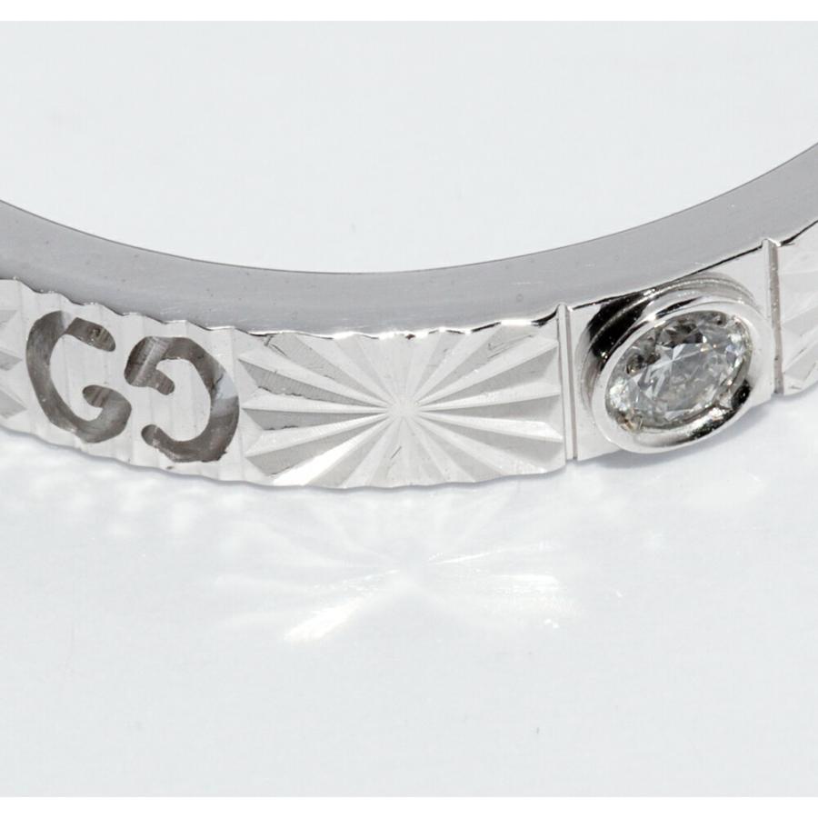 GUCCI（グッチ） 指輪 K18WG ダイヤ1P(0.034ct) アイコン ハート 