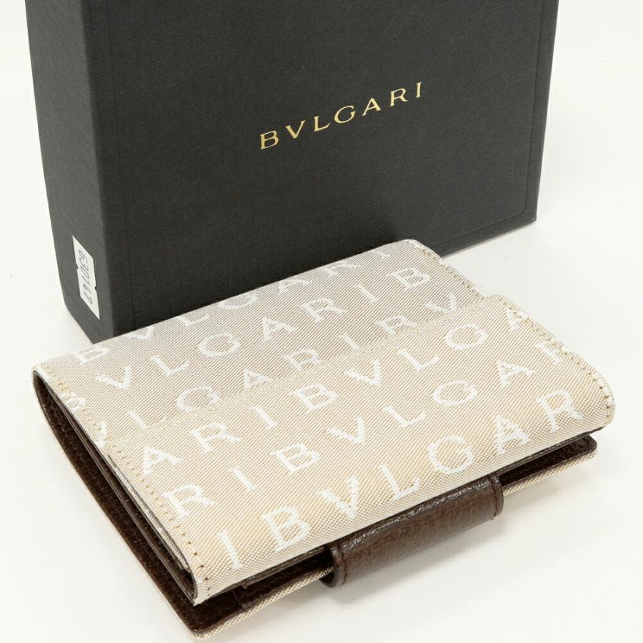 BVLGARI ブルガリ ロゴマニア ブルガリブルガリ 二つ折り財布