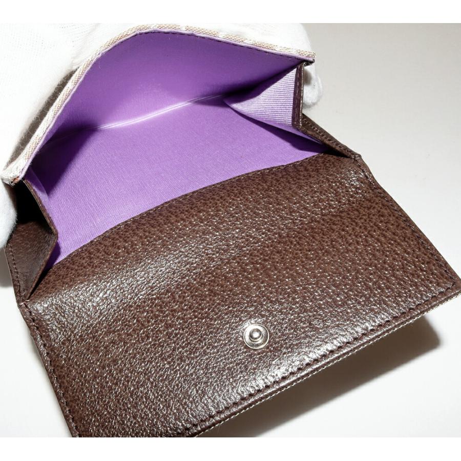 未使用　BVLGARI ロゴマニア　キャンバス×レザー　二つ折り財布　ベージュ BVLGARI - ブルガリ ロゴマニア 二つ折り財布 コンパクト