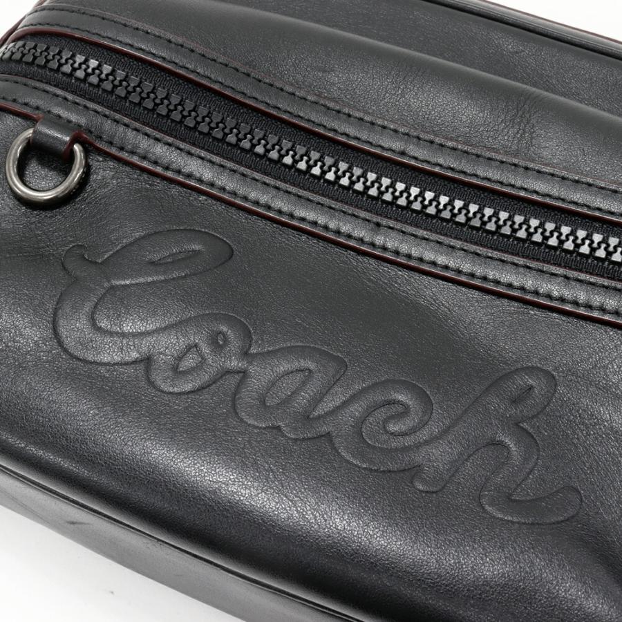 COACH（コーチ） セカンドバッグ カーフ 黒 アウトレット品 F76861