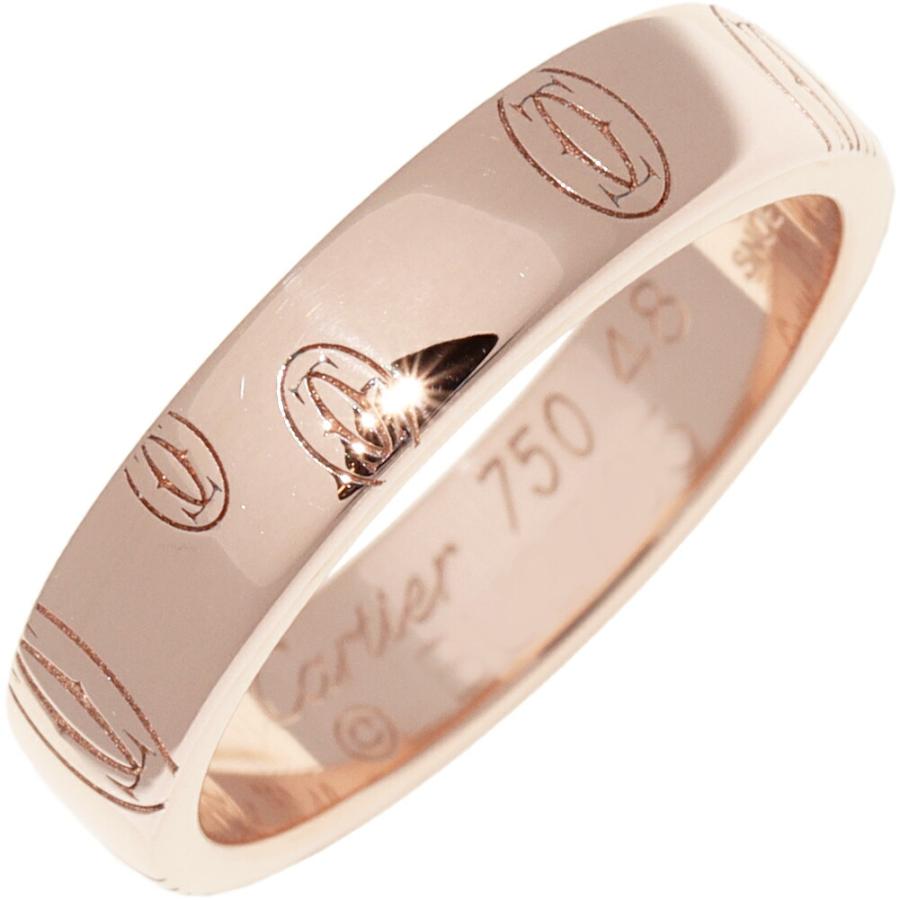 Cartier（カルティエ） K18PG ハッピーバースデーリング SM ロゴ