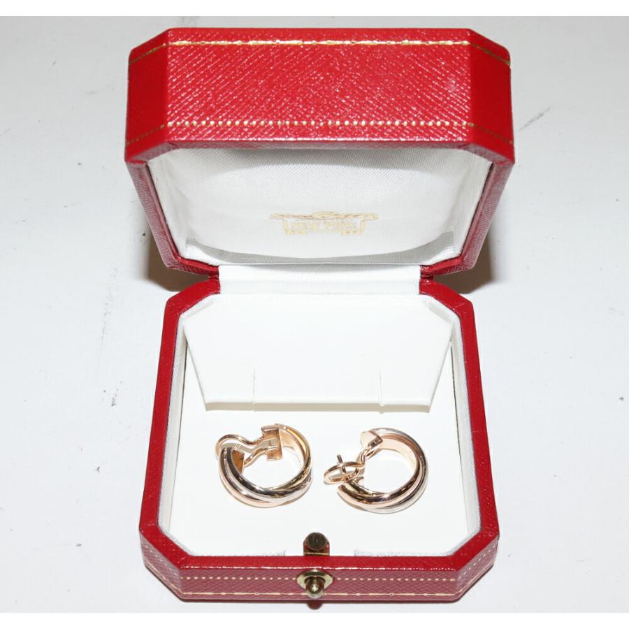 Cartier（カルティエ） ピアス K18YG K18WG K18PG トリニティピアス