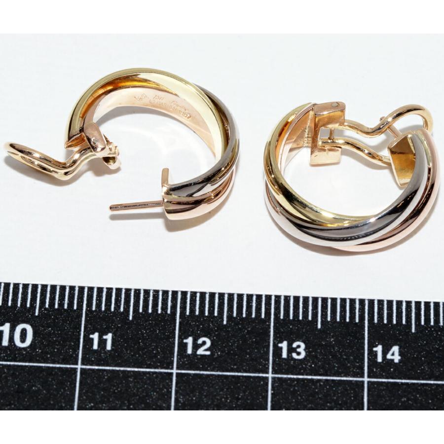Cartier（カルティエ） ピアス K18YG K18WG K18PG トリニティピアス