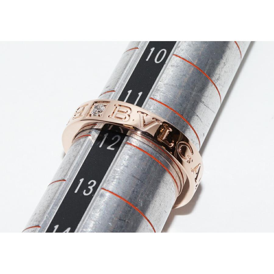 BVLGARI（ブルガリ） 指輪 K18PG ダイヤ1P(0.04ct) B.zero1 ビー