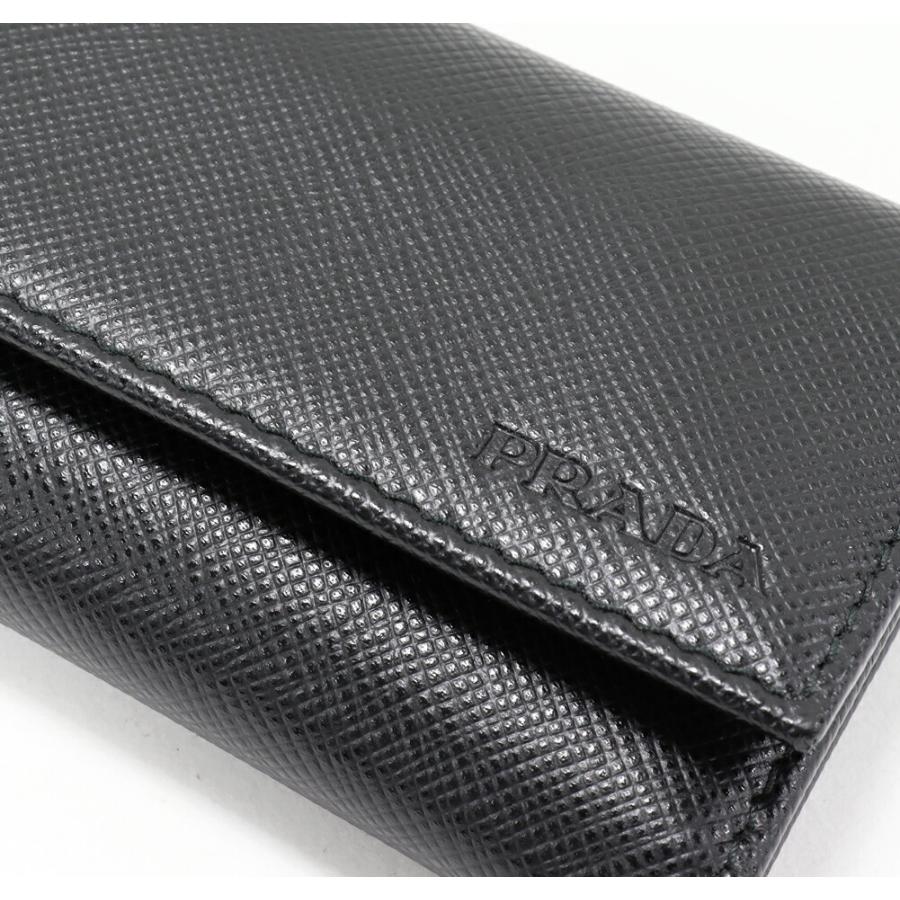 PRADA（プラダ） 6連キーケース サフィアーノ カーフ ネロ(黒