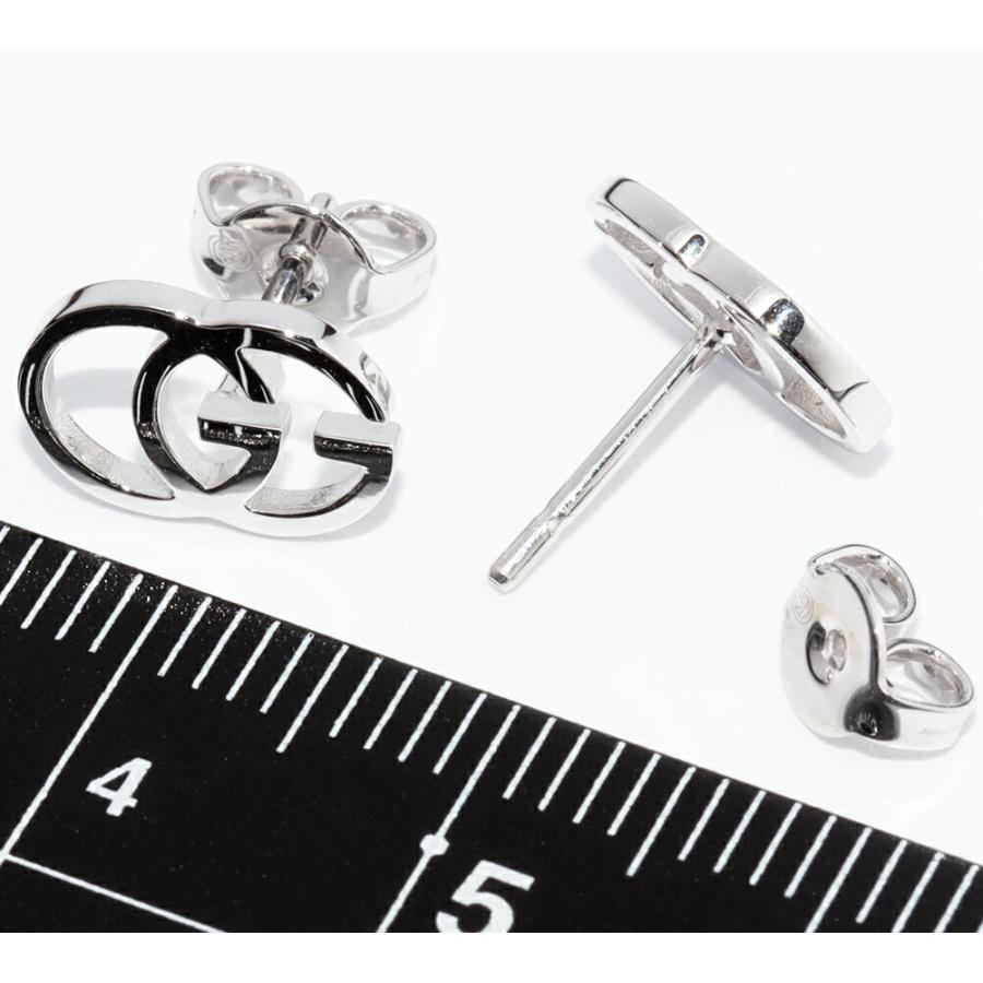 GUCCI、ピアス グッチ シルバージュエリーダブルG フラワー スタッズ ピアス