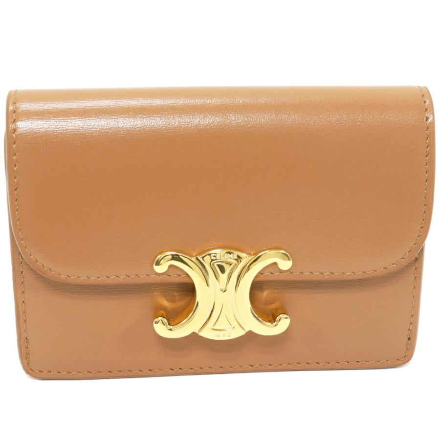 CELINE ケース　トリオンフ CELINE（セリーヌ） カードケース トリオンフ フラップ付きカード