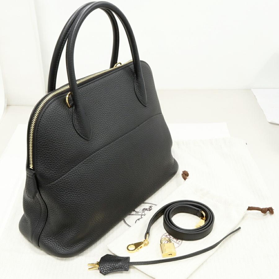 HERMES（エルメス） ボリード 31 トリヨンクレマンス 黒 ゴールド金具 