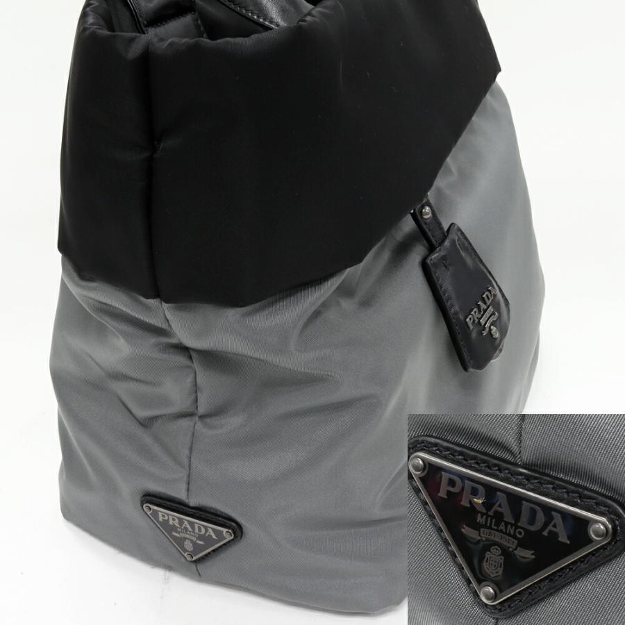 PRADA プラダ トートバッグ テスートナッパ ナイロンxナッパレザー  