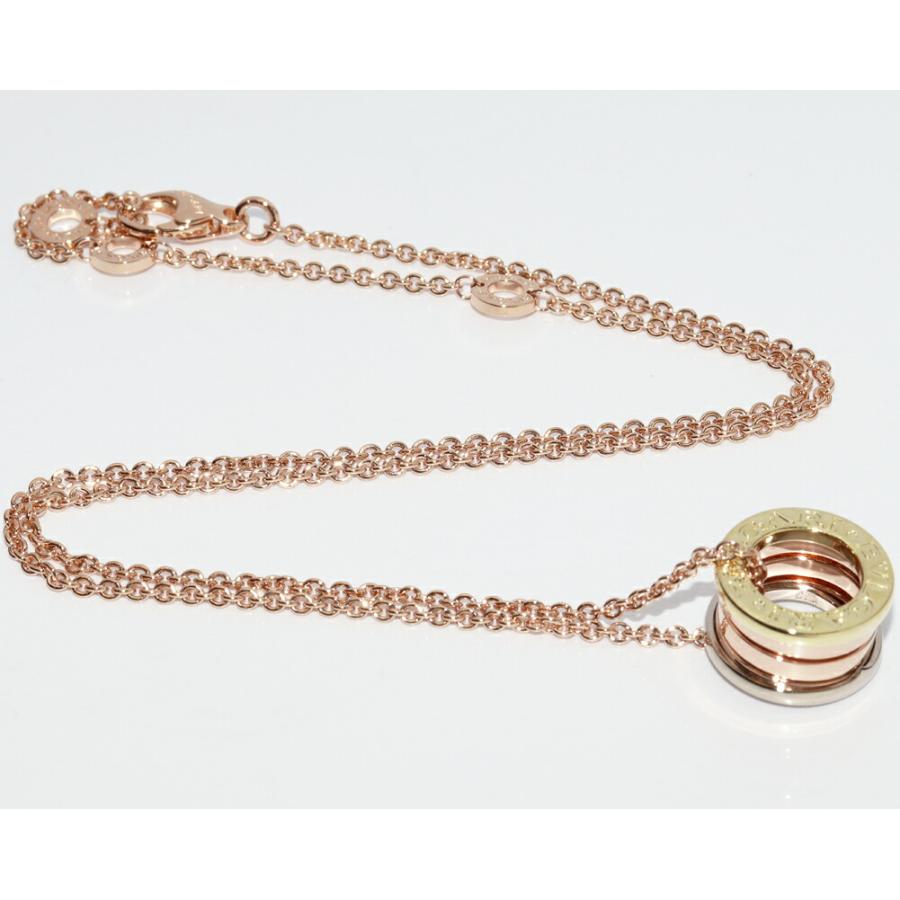 BVLGARI（ブルガリ） ペンダントネックレス K18YG K18WG K18PG B.zero1