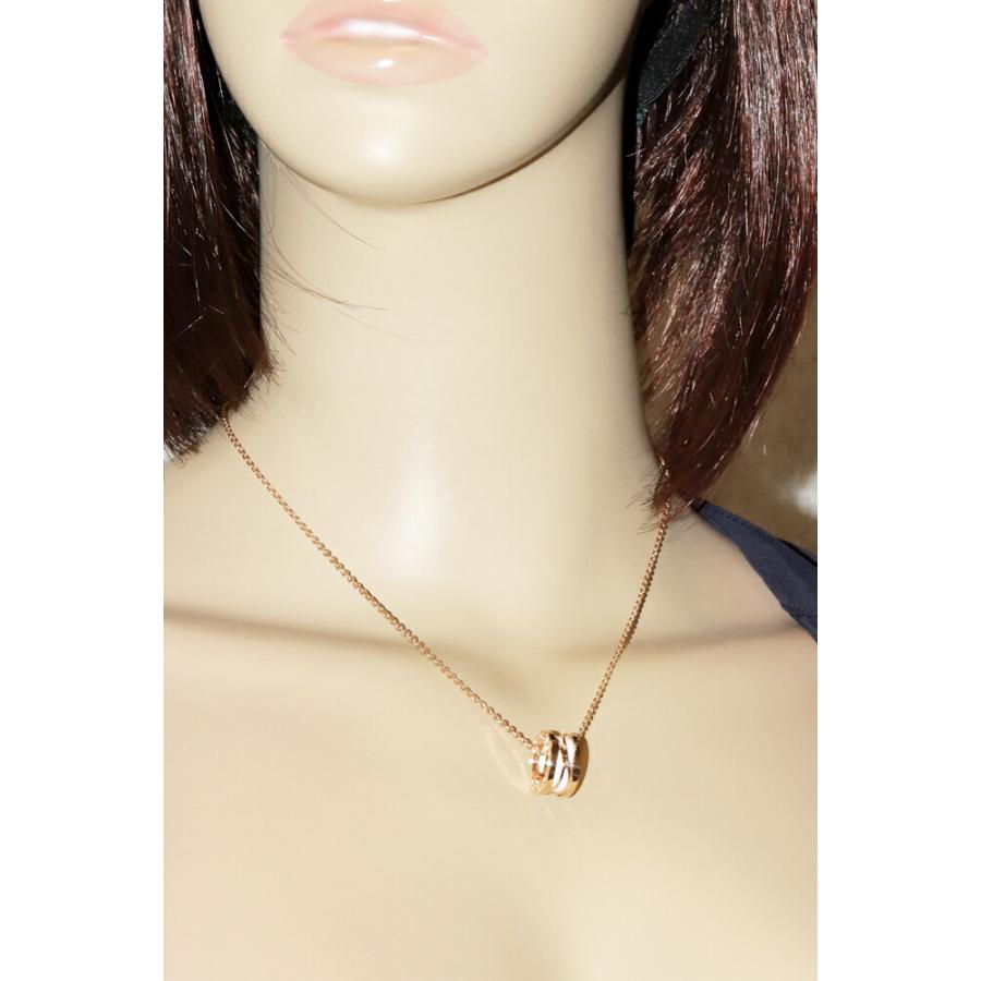 ブルガリ ビーゼロワン ペンダント 白セラミック K18 PG ネックレス BVLGARI（ブルガリ） ペンダントネックレス K18PG ホワイトセラミック