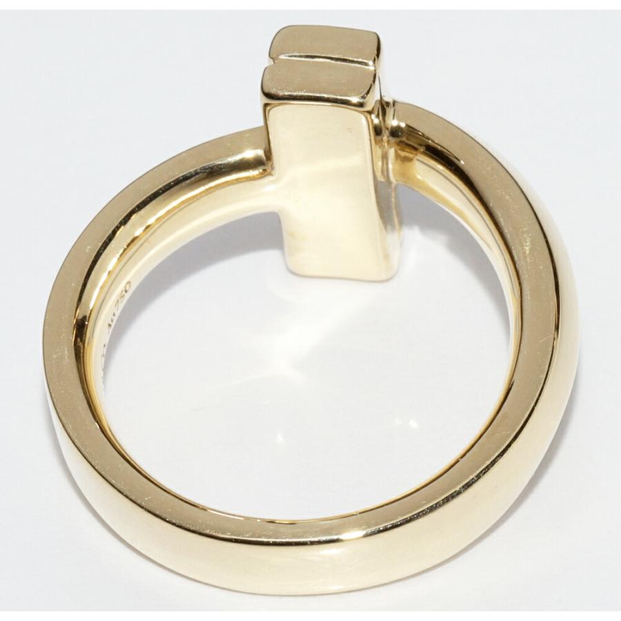 ティファニー 指輪 K18YG Tワンリング 幅4.5ミリ : たかみ質店 Yahoo