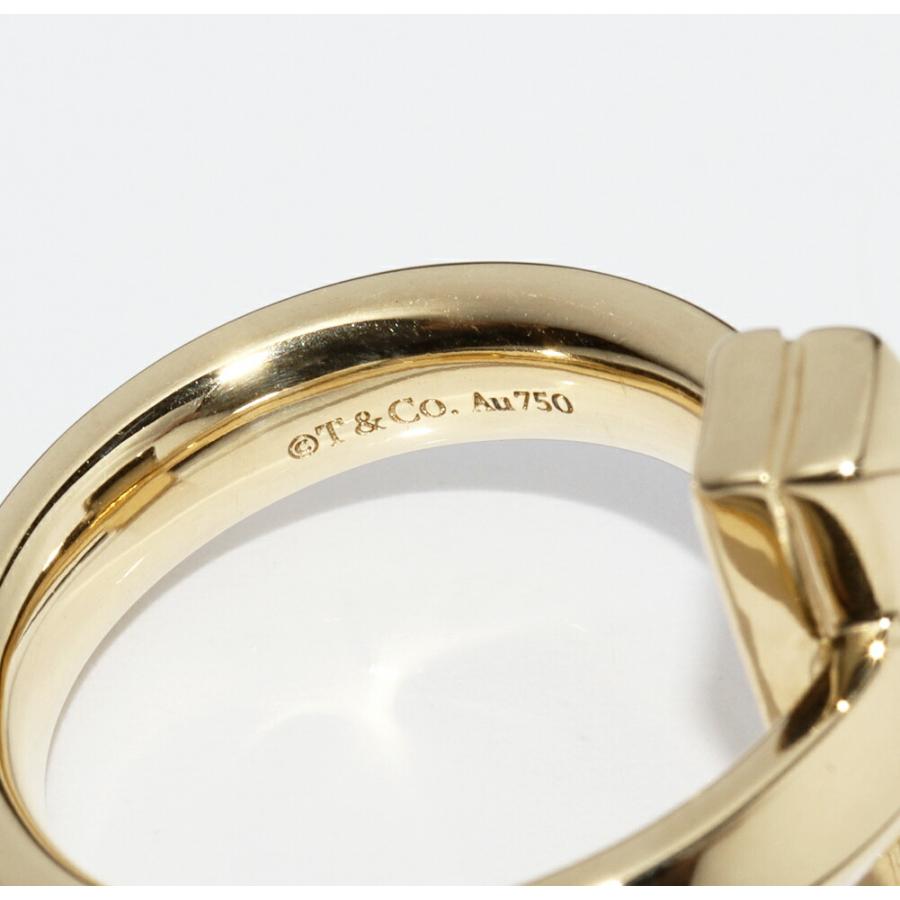 ティファニー 指輪 K18YG Tワンリング 幅4.5ミリ : たかみ質店 Yahoo