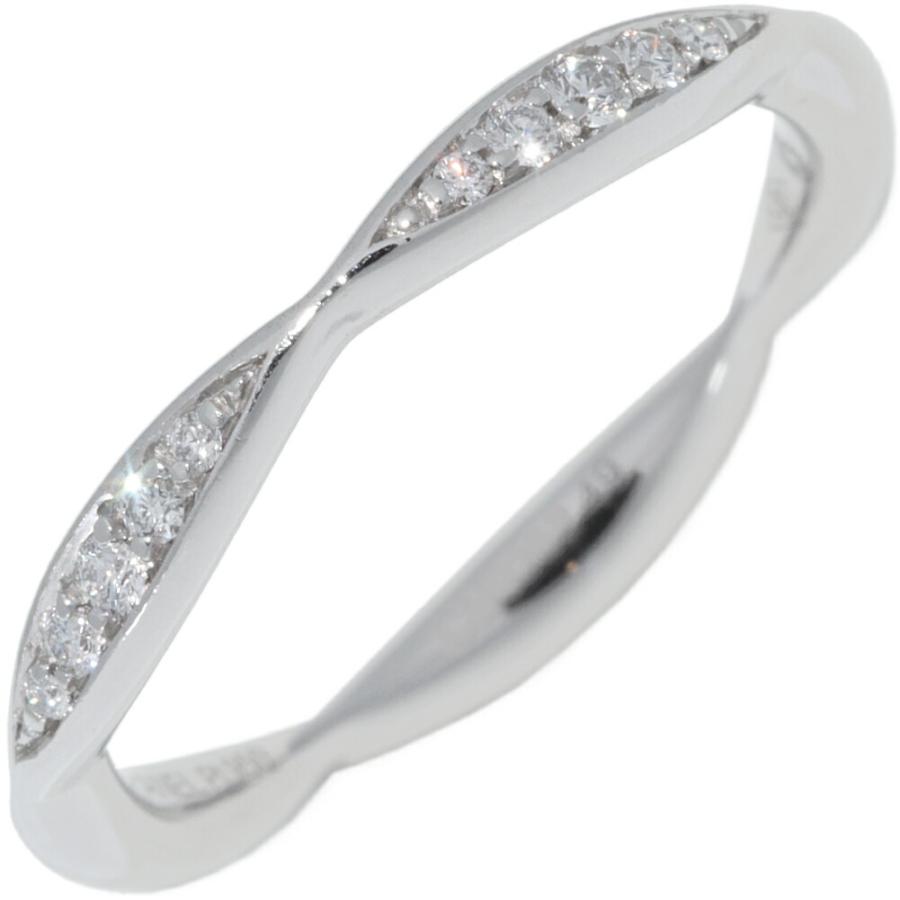 CHANEL（シャネル） 指輪 Pt950 ダイヤ10P(約0.08ct) カメリア