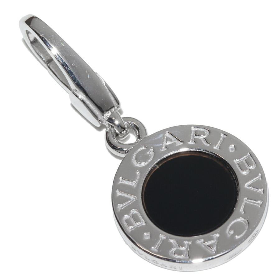 BVLGARI（ブルガリ） チャーム K18WG オニキス1P ブルガリブルガリ