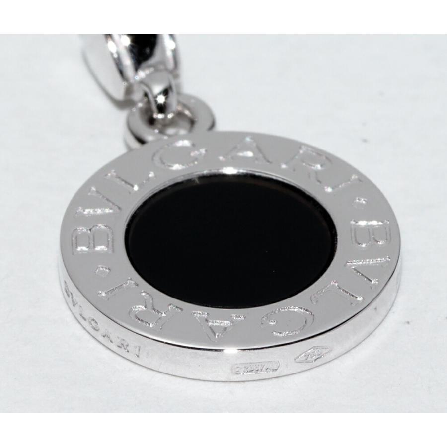 BVLGARI（ブルガリ） チャーム K18WG オニキス1P ブルガリブルガリ