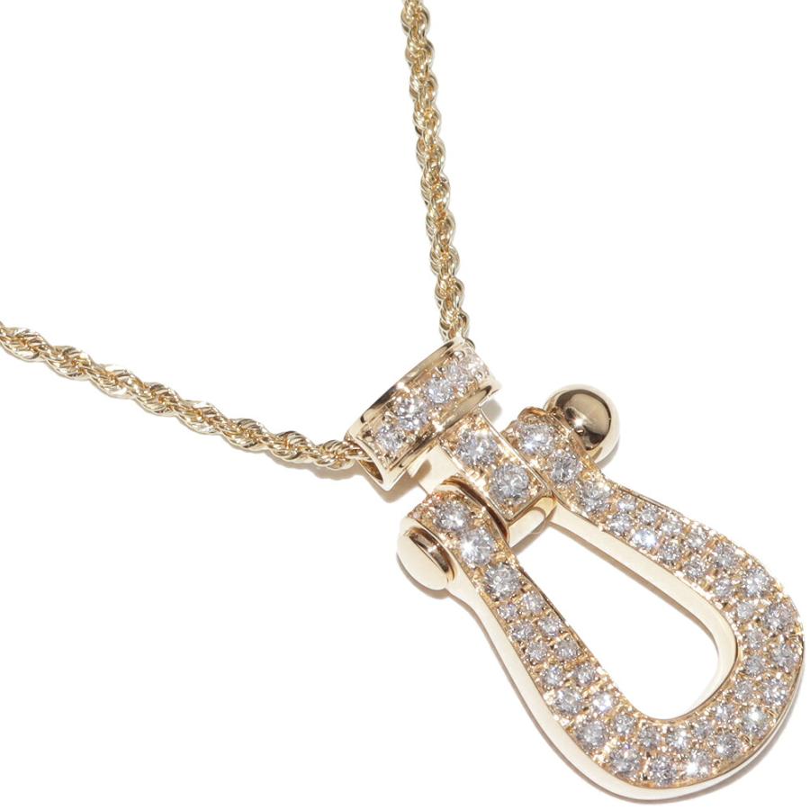フレッド ペンダントネックレス K18YG ダイヤ54P(0.66ct) フォース10 