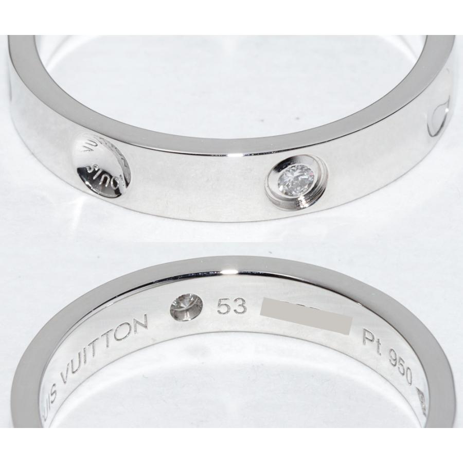 LOUIS VUITTON（ルイ・ヴィトン） 指輪 Pt950 ダイヤ1P(0.02ct 