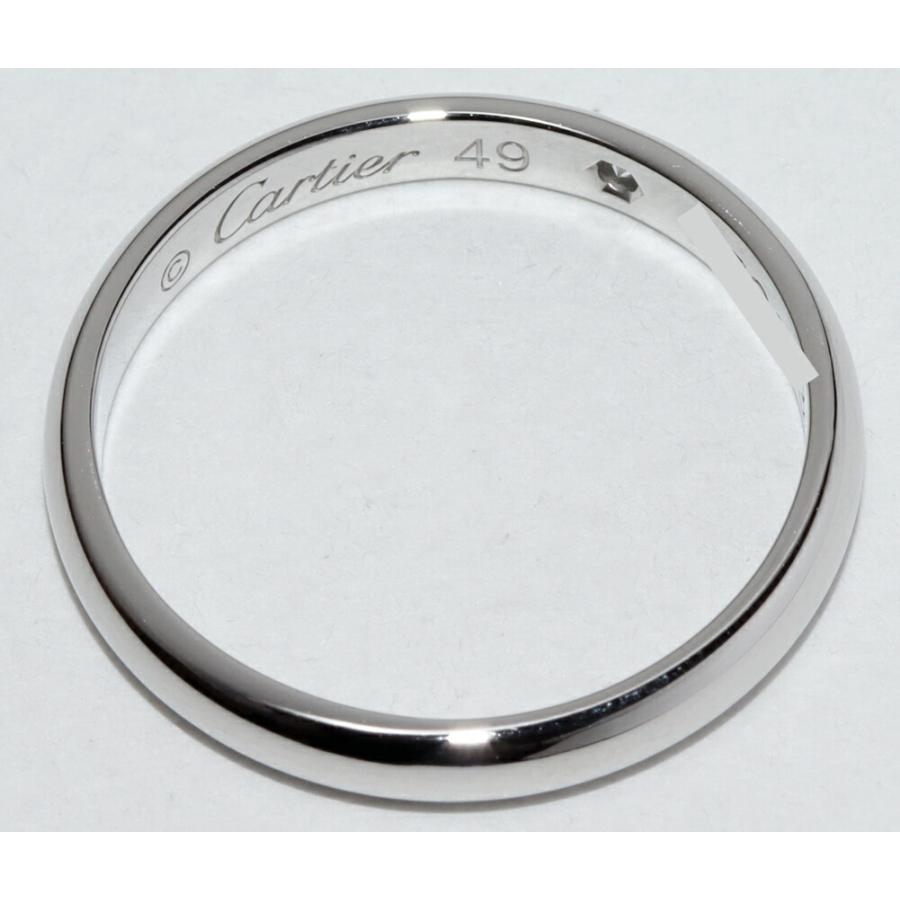 Cartier（カルティエ） 指輪 Pt950 ダイヤ1P(0.01ct) クラシック
