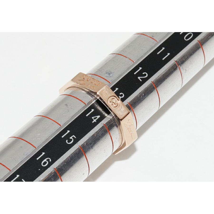 ❤︎　グッチ　リング　8号 GUCCI（グッチ） 指輪 K18PG オクタゴナルリング GUCCI8リング
