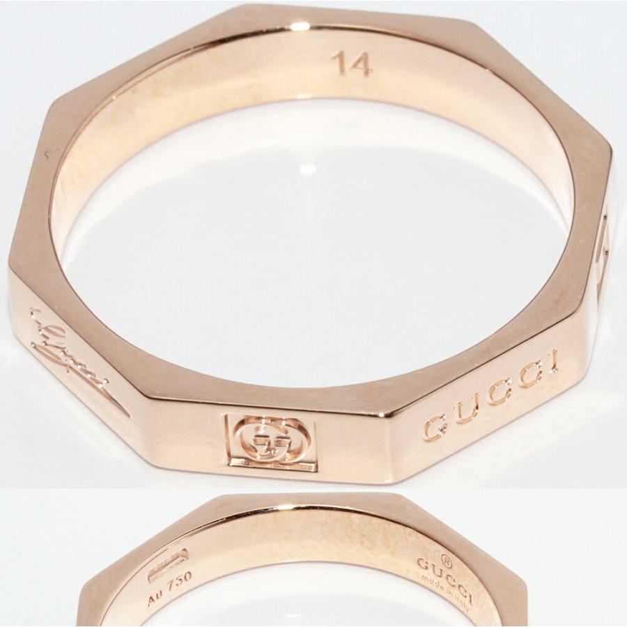 GUCCI（グッチ） 指輪 K18PG オクタゴナルリング GUCCI8リング
