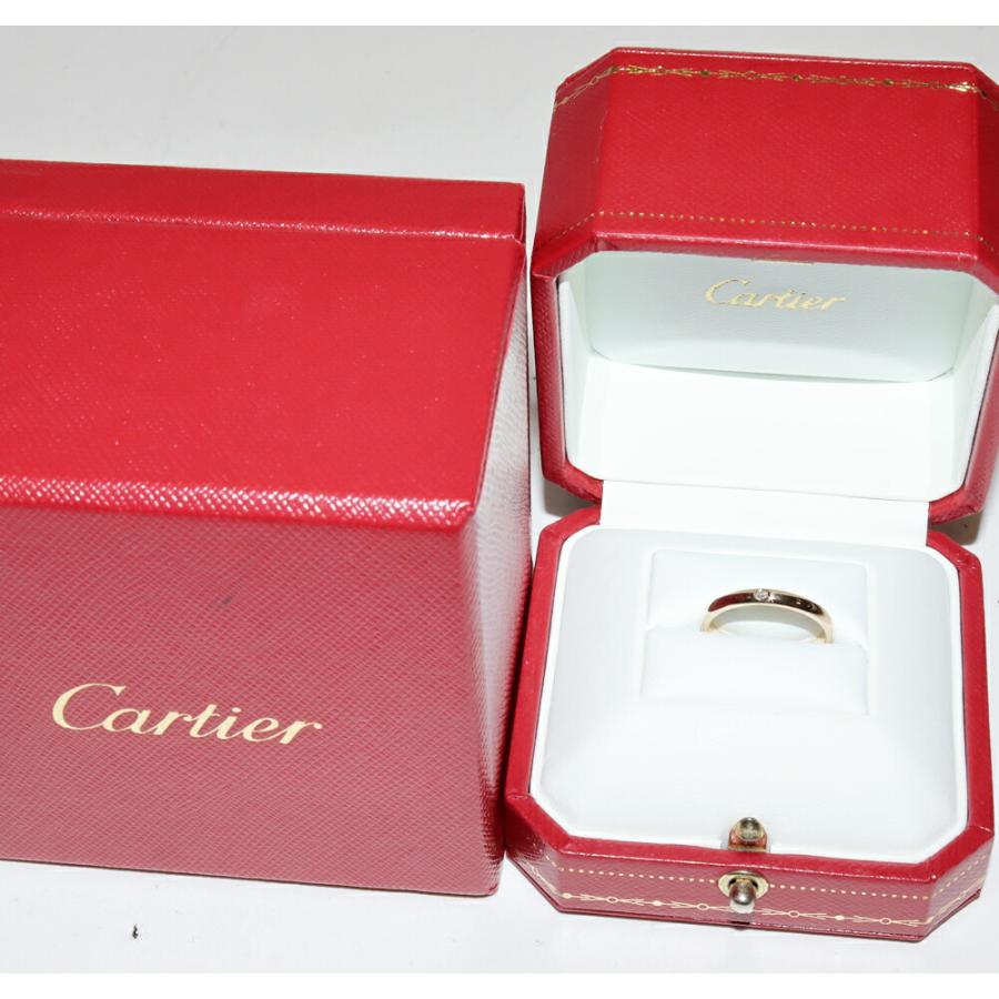 Cartier（カルティエ） 指輪 K18YG ダイヤ1P(0.01ct) クラシック