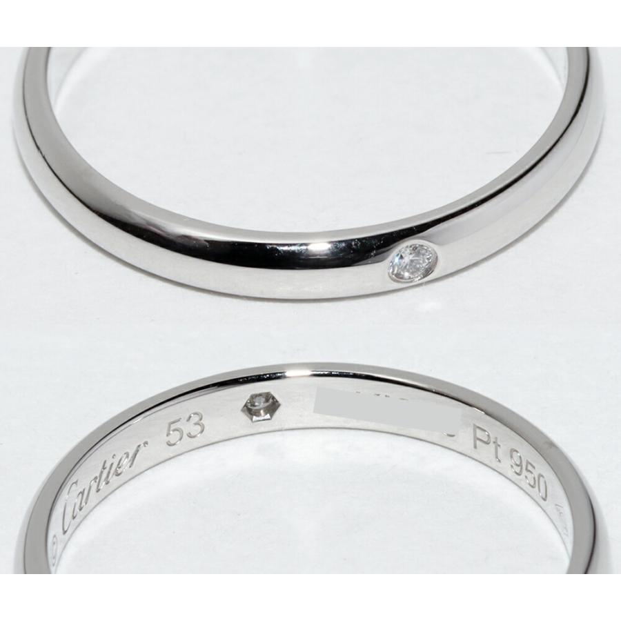 Cartier（カルティエ） Pt950 ダイヤ1P(0.01ct) クラシック