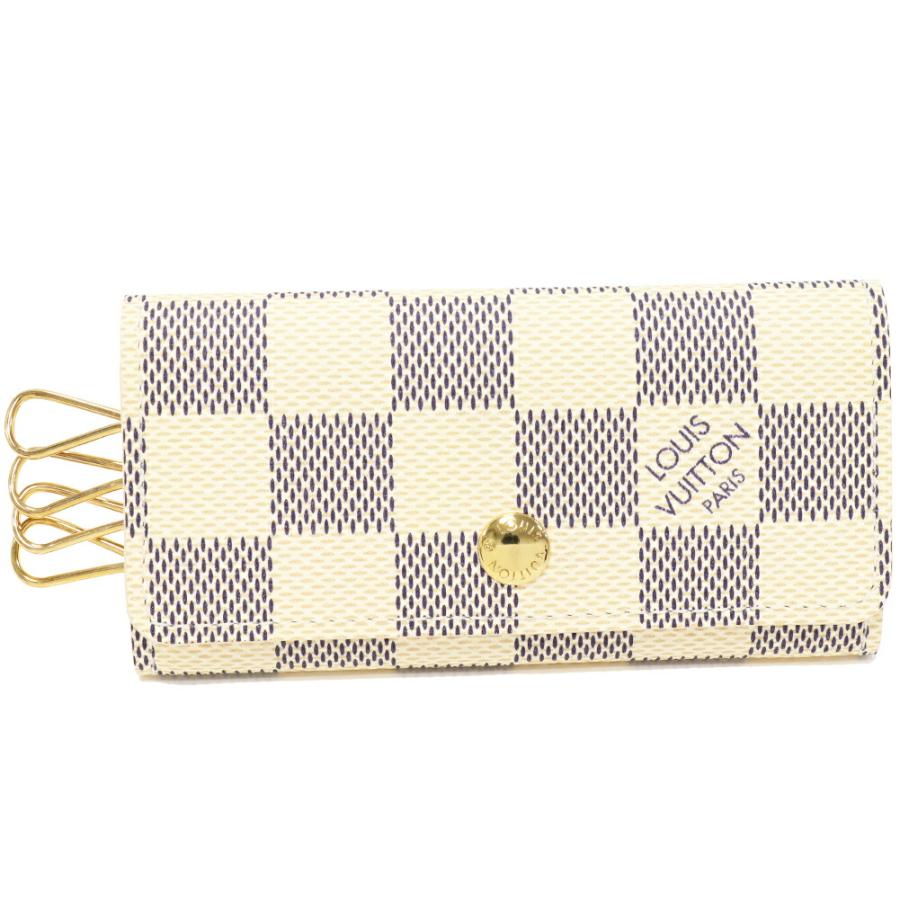 LOUIS VUITTON ルイヴィトン 4連キーケース ダミエアズール  