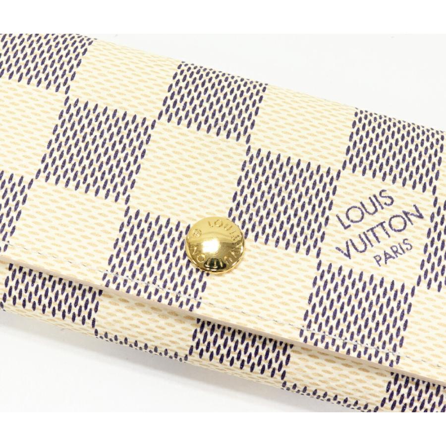 Louis Vuitton  ダミエアズール　４連キーケース ルイヴィトンアズール ミュルティクレ 4連 14137 レディース