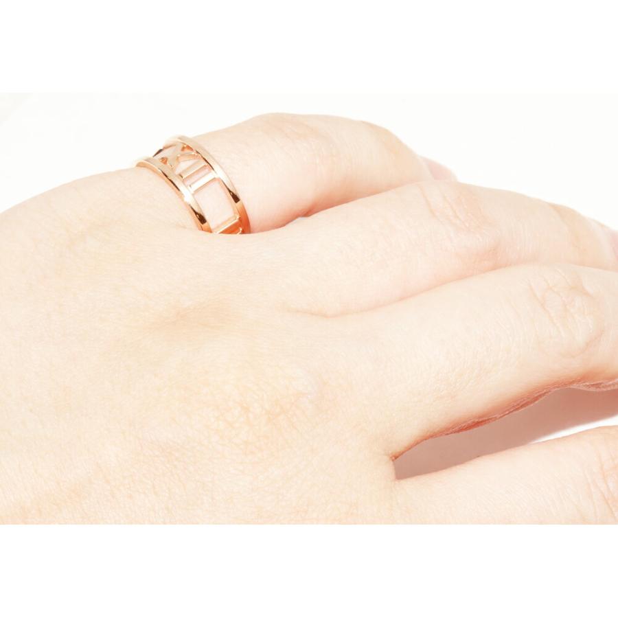 ティファニー 指輪 K18PG オープンアトラス リング 幅7ミリ : たかみ