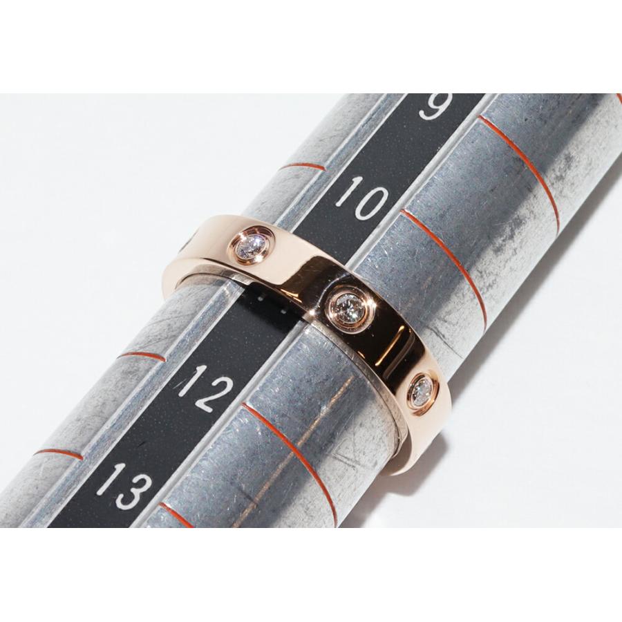 Cartier（カルティエ） 指輪 K18PG ダイヤ8P(計0.19ct) ラブリング