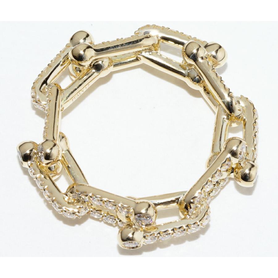ティファニー 指輪 K18YG ダイヤ1.32ct ハードウェア スモールリンク