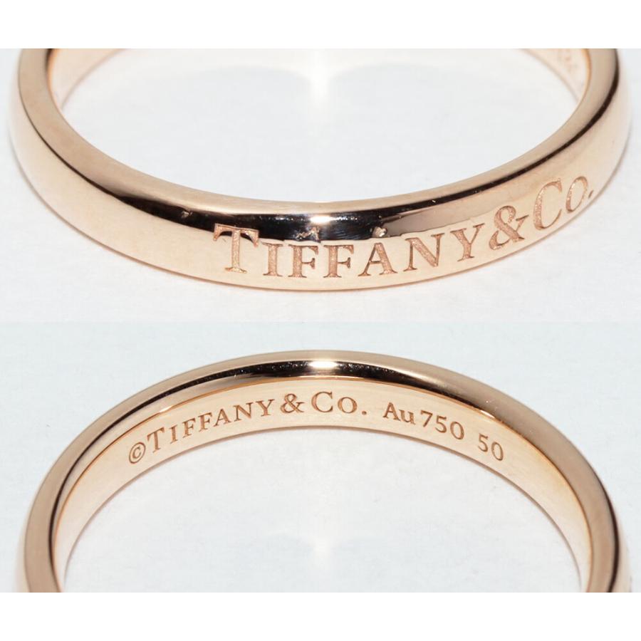 7/28までの出品☆ Tiffany K18PG バンドリング 12号 ティファニー K18PG T&CO.バンドリング 幅3ミリ 12.5号 : たかみ質店