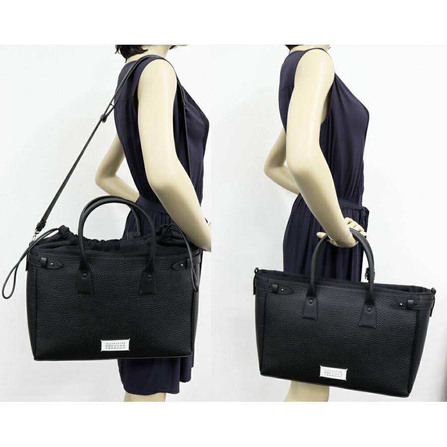 メゾンマルジェラ ブリーフケース 5AC ビジネスバッグ カーフ 黒