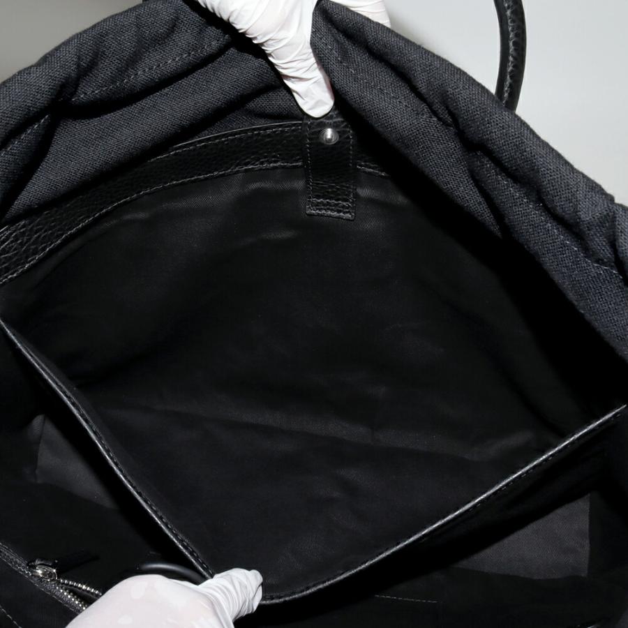 メゾンマルジェラ ブリーフケース 5AC ビジネスバッグ カーフ 黒 2WAY