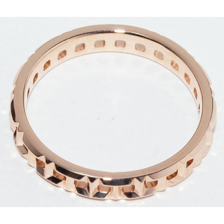 ティファニー 指輪 K18PG Tトゥルー ナローリング 幅3.5ミリ