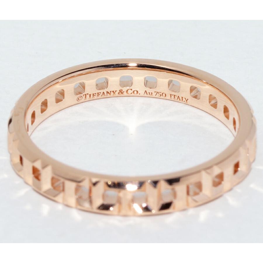 美品　Tiffany ティファニー　トゥルーナローリング　18k PG 14号 楽天市場】【新品仕上げ済】ティファニー TIFFANY Tトゥルー