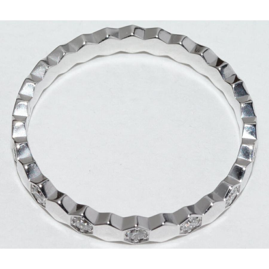 CHAUMET（ショーメ） 指輪 K18WG ダイヤ14P(計0.21ct) ビードゥ