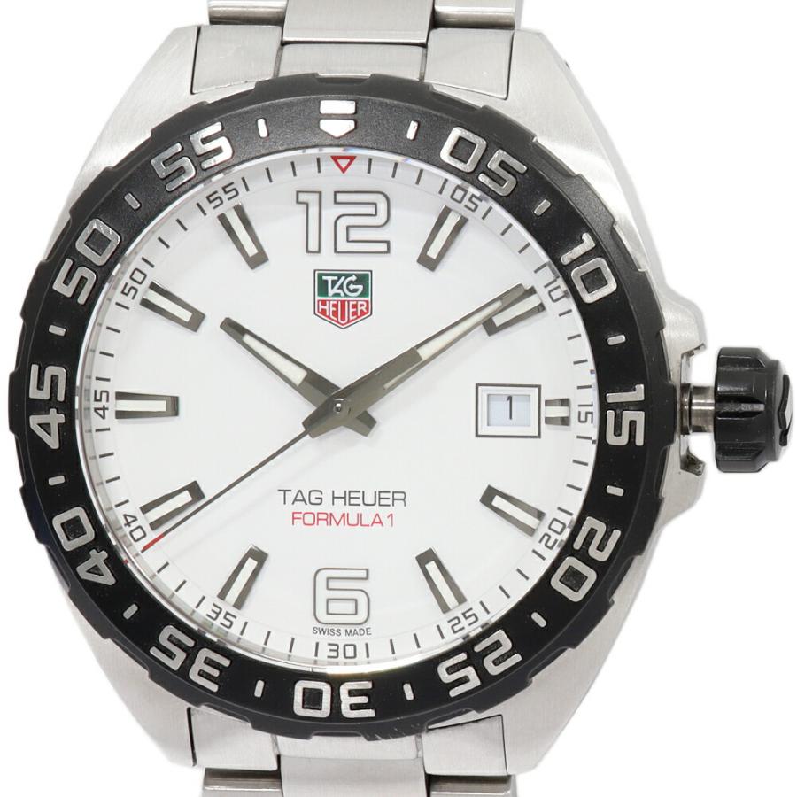 TAG HEUER タグホイヤー ウォッチ フォーミュラ1 時計 WAZ1111.BA0875 腕時計_x000D_
 ステンレス ホワイト クオーツ ホワイト文字盤 メンズ【中古】473 タグホイヤー フォーミュラ1 WAZ1111.BA0875 メンズ : たかみ質店