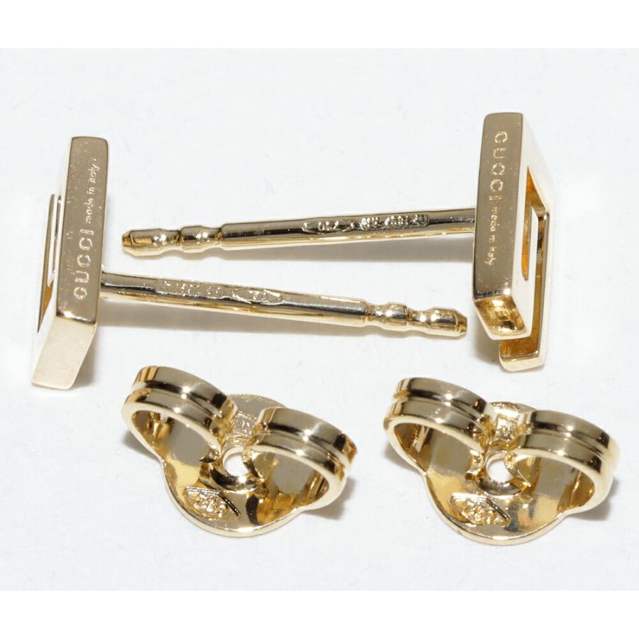 GUCCI（グッチ） ピアス K18YG Gロゴ スタッズピアス : たかみ質店