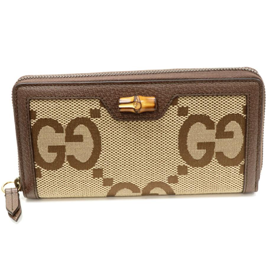 〈極美品〉GUCCI グッチ 長財布 バンブー GG ダイアナ ウォレット GUCCI（グッチ） ダイアナ バンブー ジャンボGG ロングウォレット