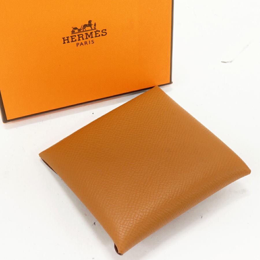 HERMES（エルメス） カードケース バスティア エプソン ゴールド