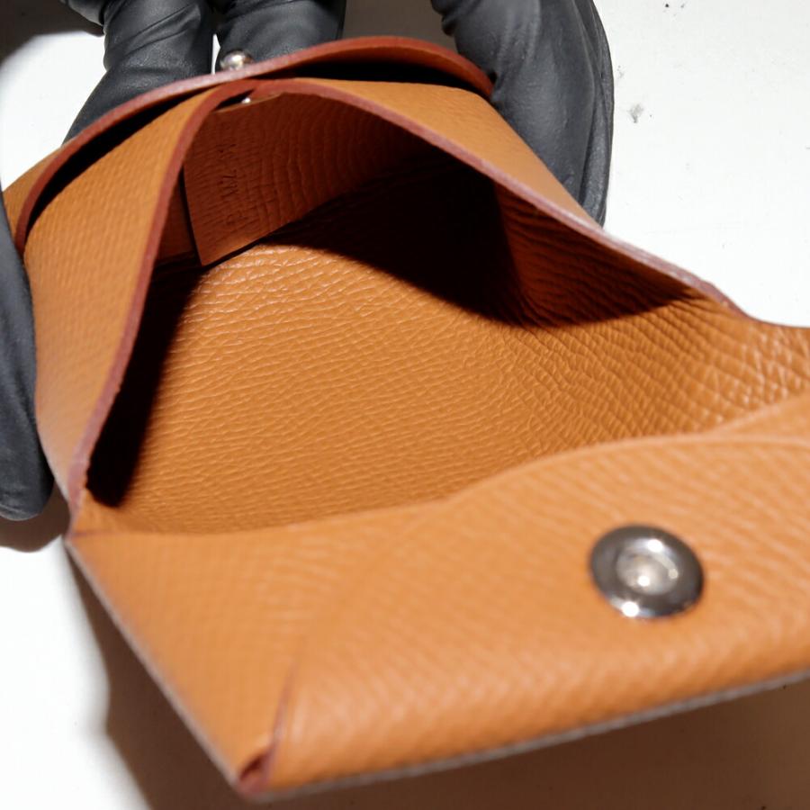 HERMES（エルメス） カードケース バスティア エプソン ゴールド