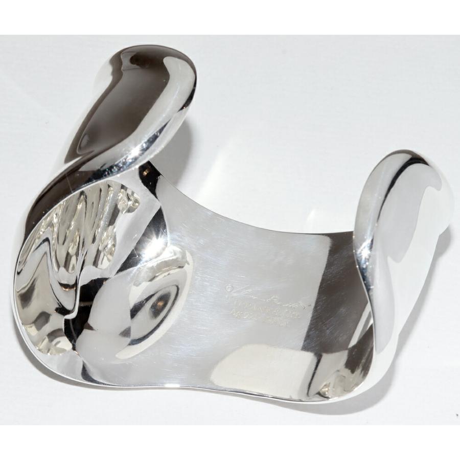 ティファニー バングル SV エルサペレッティ スモール ボーンカフ 左手